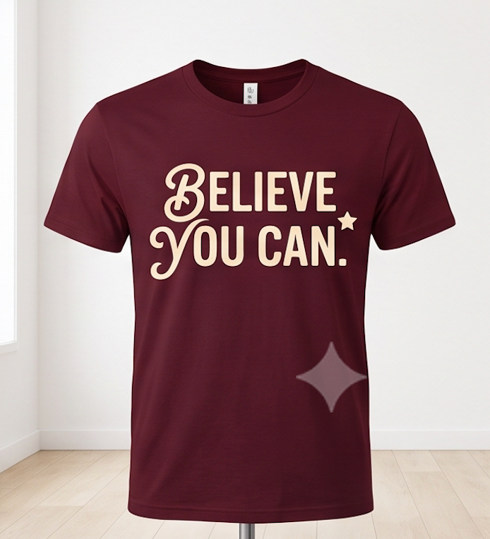 Believe You Can T-shirt - Image 6