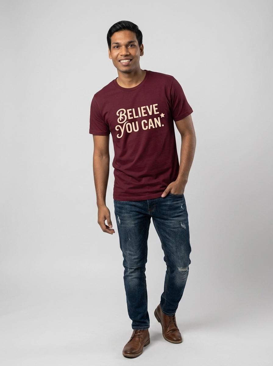 Believe You Can T-shirt - Image 5
